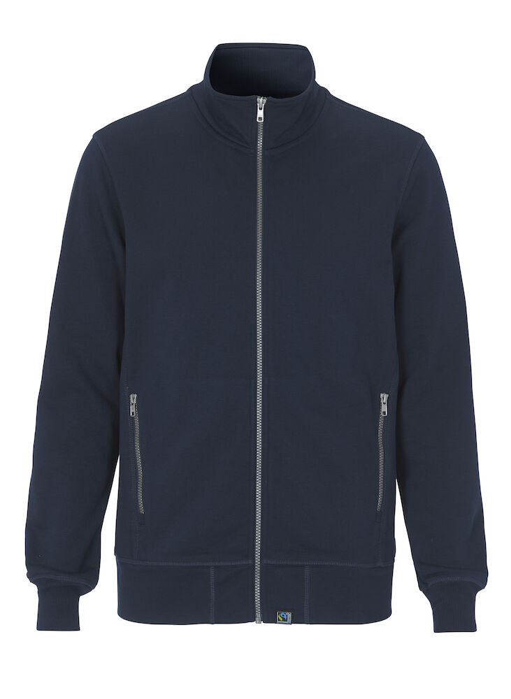 SWEATSHIRT FULL ZIP MAN - CERTIFIÉ GOTS