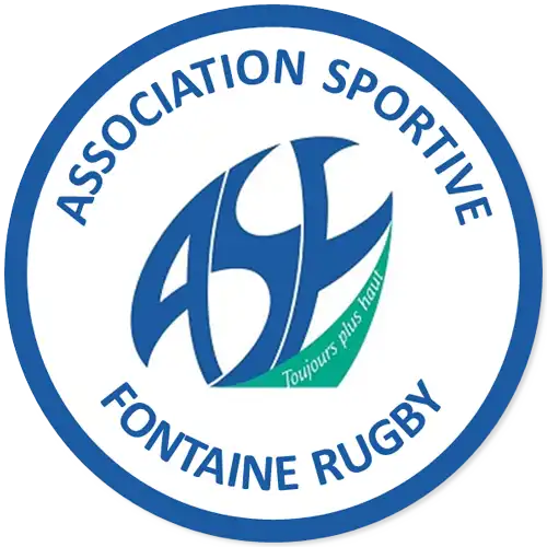 Logo AS Fontaine Rugby Logo client maillot rugby personnalisé AS Fontaine Rubgy